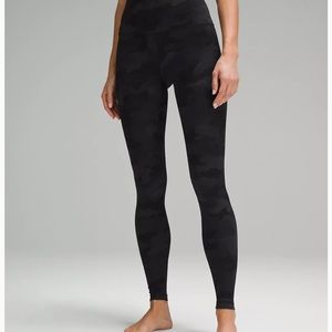 Black camo align leggings